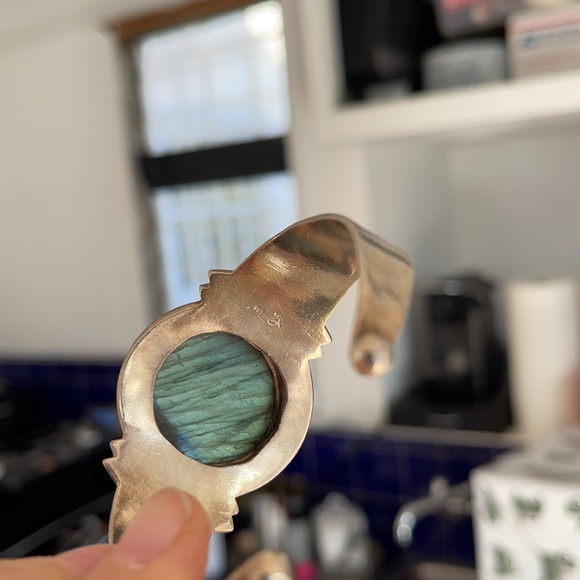 Labradorite Sterling Silver Bracelet - Picture 3 of 4